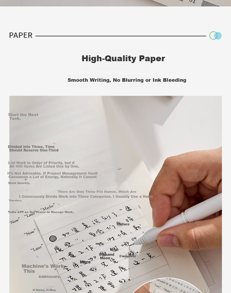 Class 3-2 Expandable Sticky Notes Label Paper High-Quality Adhesive Notes for Students Exam Study Reusable Strong Adhesion Grid Expandable Sticky Notes 40 Sheets 3