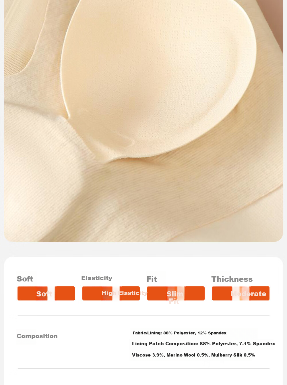 Urban Beauty [Wool and Silk] Women's Thermal Vest with Chest Pad Basic Thermal Underwear for Women 2025 New Arrival 8