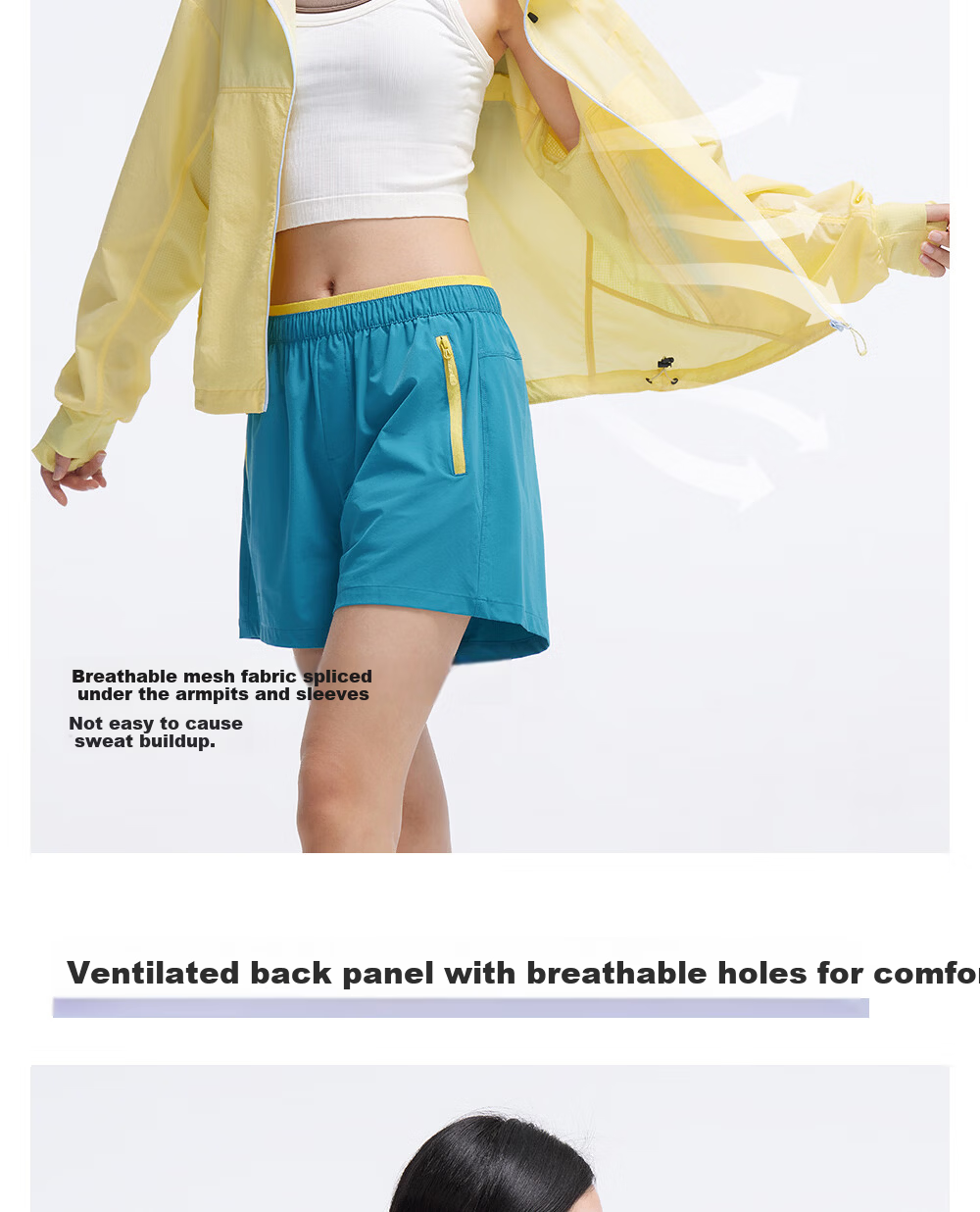 Toread Yang Chaoyue Star Butterfly Women's Outdoor Sun Protection Jacket Spring Summer Lightweight Breathable Hiking Sports Sunproof Skin Jacket 8