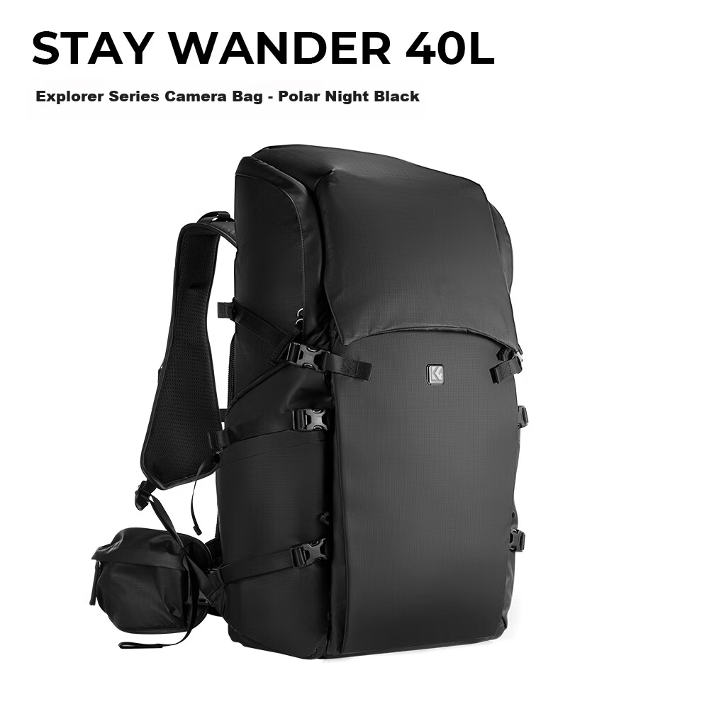 K&F CONCEPT Exploration Series Outdoor Hiking Photography Backpack Professional Carrying System Large Capacity 40L Travel Outdoor Hiking Multifunctional Camera Bag