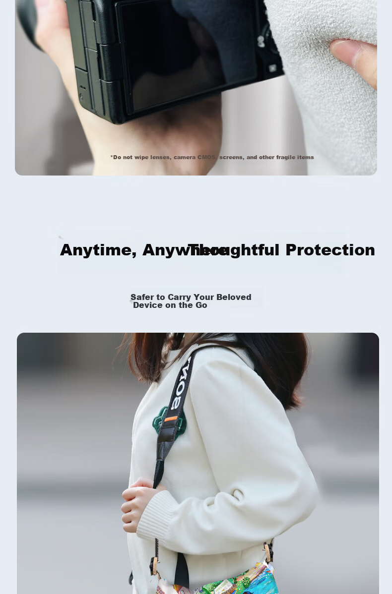 Pisen Camera Cloth Folding Magic Cloth Adhesive Cloth Micro Single Camera Wrapping Cloth Makeup Bag iPad Inner Sleeve Camera Bag Accessories Storage Bag Van Gogh Farm 50*50cm 9