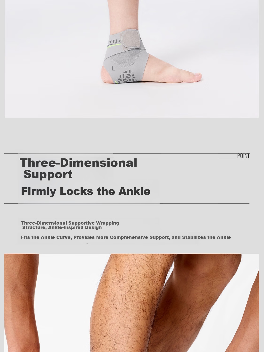 Keep Ankle Support Sleeve Lightweight Brace for Sprain Prevention and Ligament Injury Recovery Basketball Sports 8