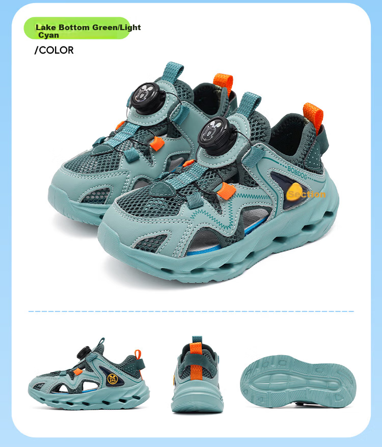 BOBDOG Kids Summer Breathable Casual Shoes Girls Frame Shoes Comfortable Children's Sandals 104562023 Silver/Mystic Purple Size 28 6