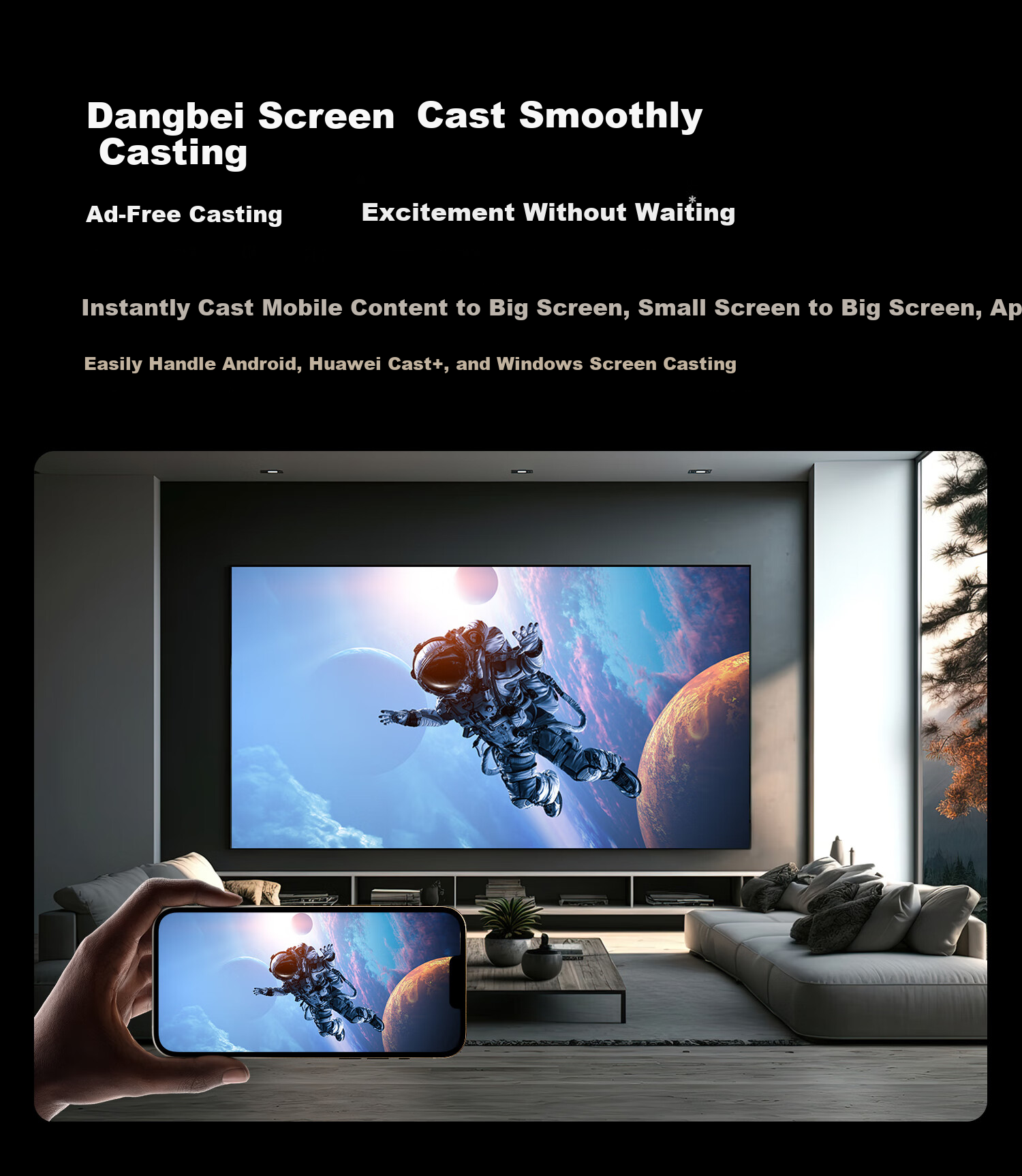 Dangbei X7 Max 4K Ultra HD Tri-Color Laser Projector Home Zoom Shift Lens Family Theater Bedroom National Subsidy 20% (3400 ISO Brightness Dolby Vision) 39