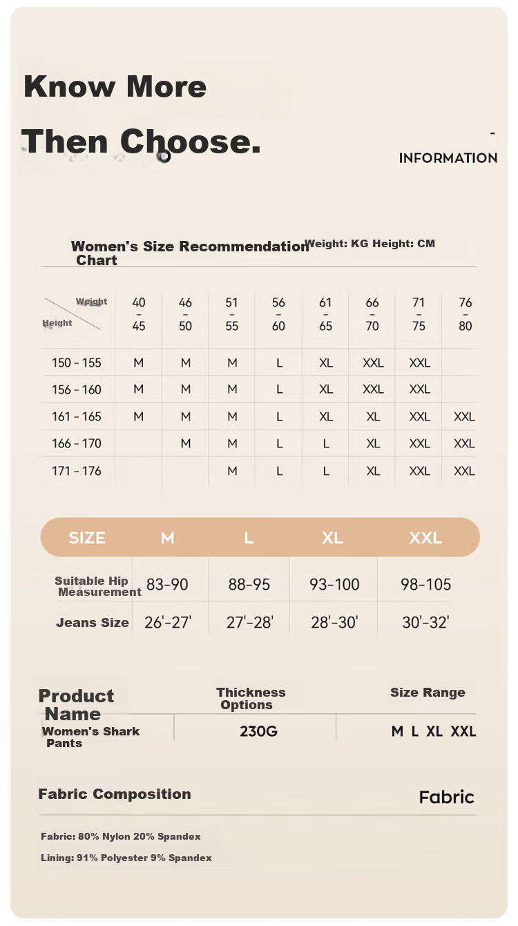 MiiOW Shark Leggings for Women, 2025 New Style, Thick Fleece-Lined, for Outer Wear, Autumn And Winter, Butt-Lifting, Slightly Elastic Yoga Pants 17