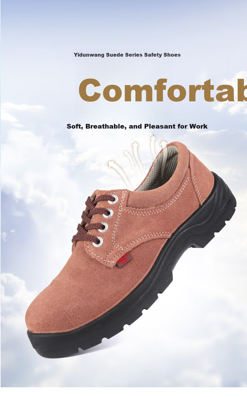 DUNWANG 7179 Men's Labor Protection Shoes Electric Welder Steel Toe Anti-Smash Comfortable Wear-Resistant Electrician 6KV Insulated Safety Work Shoes [Anti-Smash + Insulated] Model 7179 Size 41 3