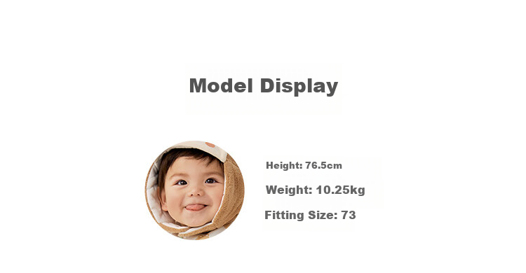 Wismorni Baby Thermal Cotton Romper Winter Thickened Warm Infant Jumpsuit Pajamas 10