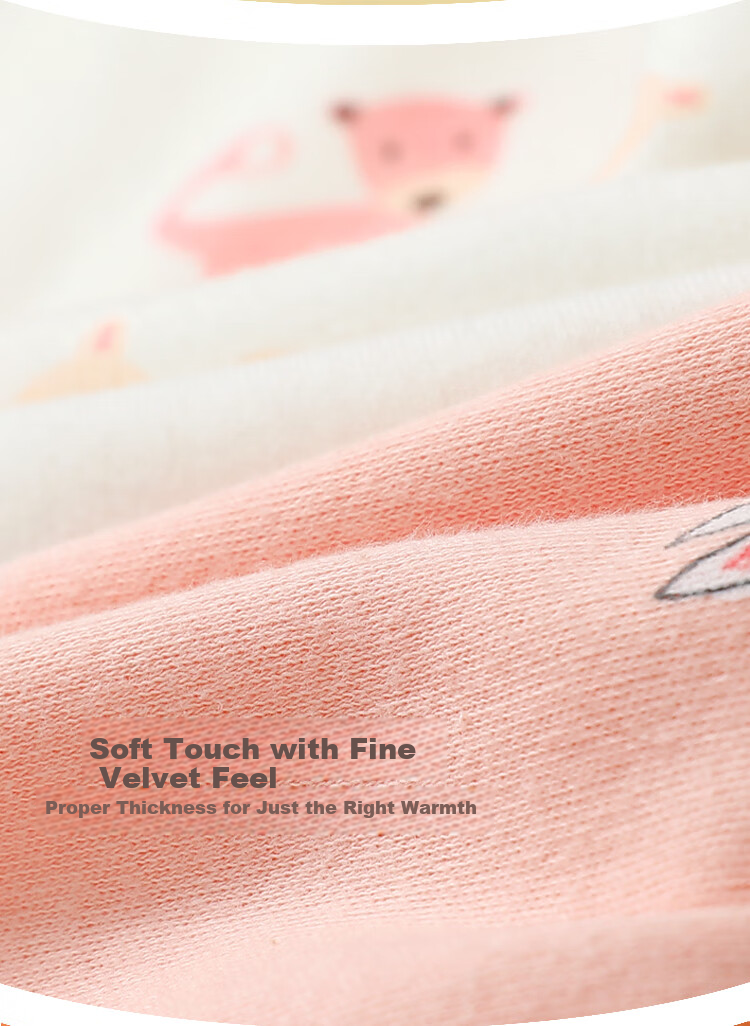 Hodohome Kids Girls Cotton Thermal Antibacterial Warm Pants Mid-Large Children Cotton Fleece Sleepwear 172 130 3