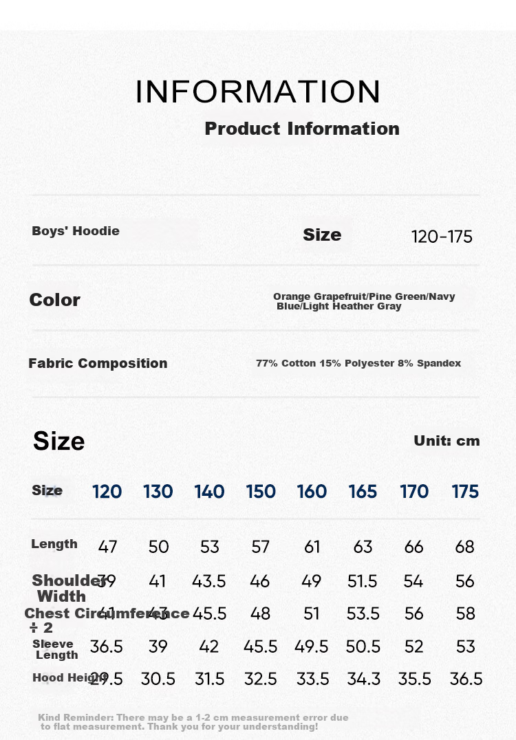 Navigare Boys' Hoodie Spring Children's Hooded Sweatshirt Student Casual Fashion Sailboat Letter Navy Blue 165 7