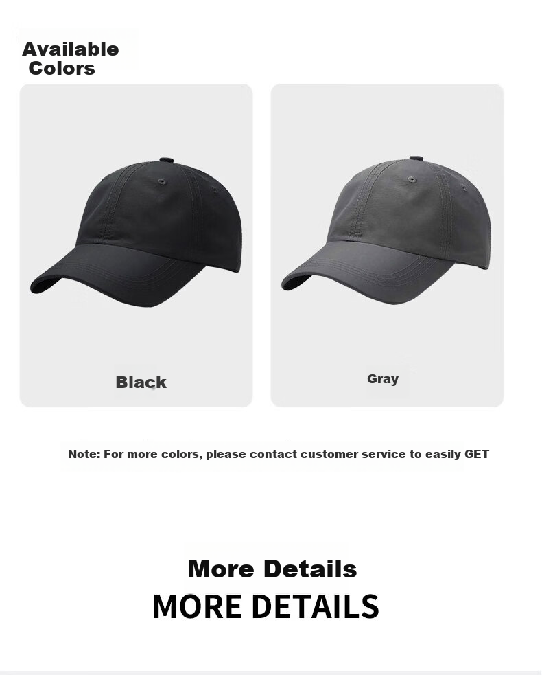 CARTELO Breathable Quick-Dry Baseball Cap Unisex Sun Protection Summer Outdoor Sports Running Duckbill Sun Hat 12