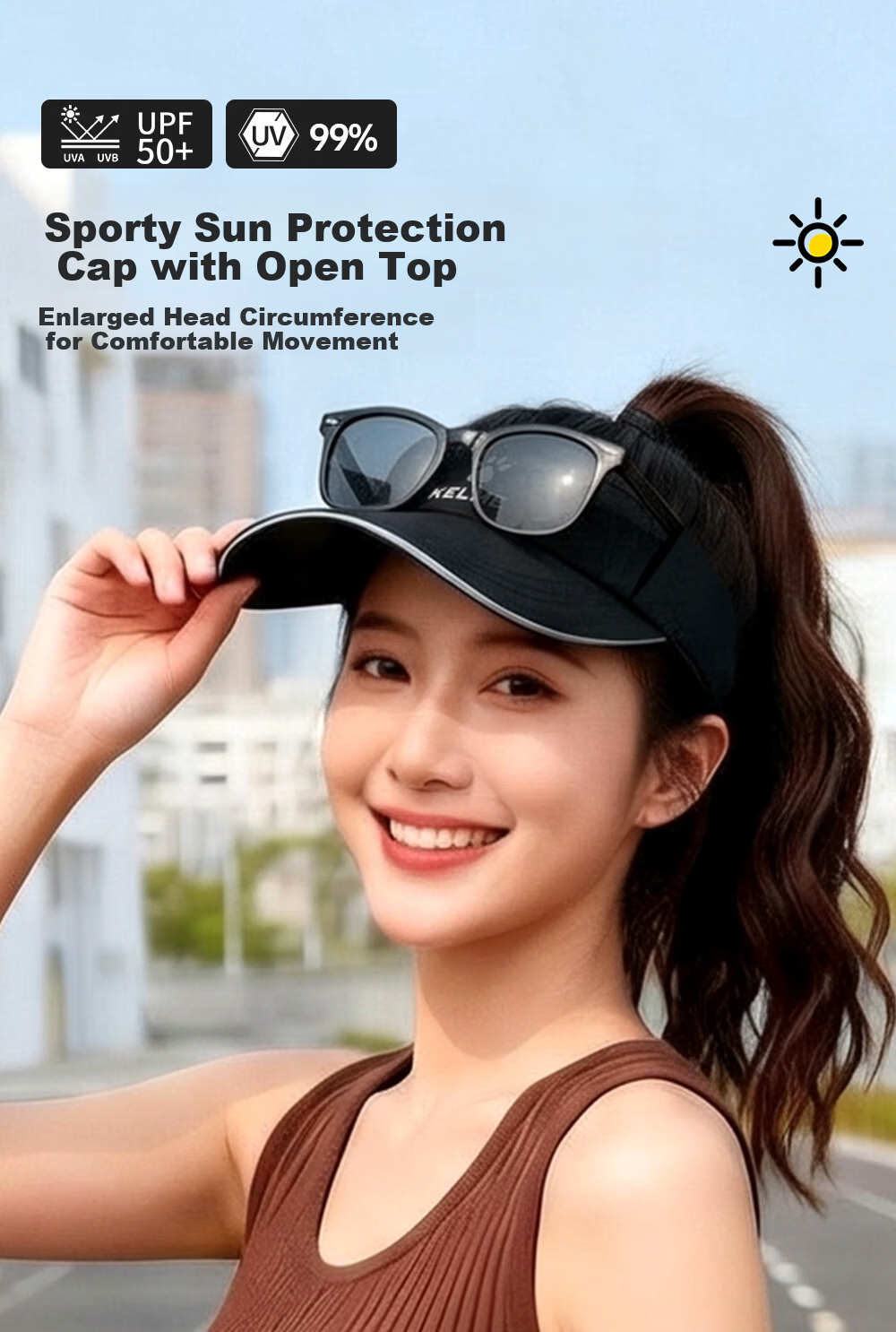 KELME Summer Breathable Running Sunshade Cap Unisex Quick-Dry Outdoor Trail Marathon Sun Protection Tennis Sports Hat 1