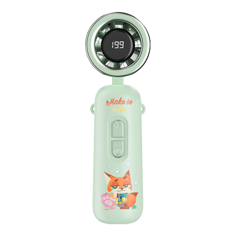 Disney Mini Portable Handheld USB Rechargeable Fan C80 Nick Battery Long-lasting Office Desktop Gift