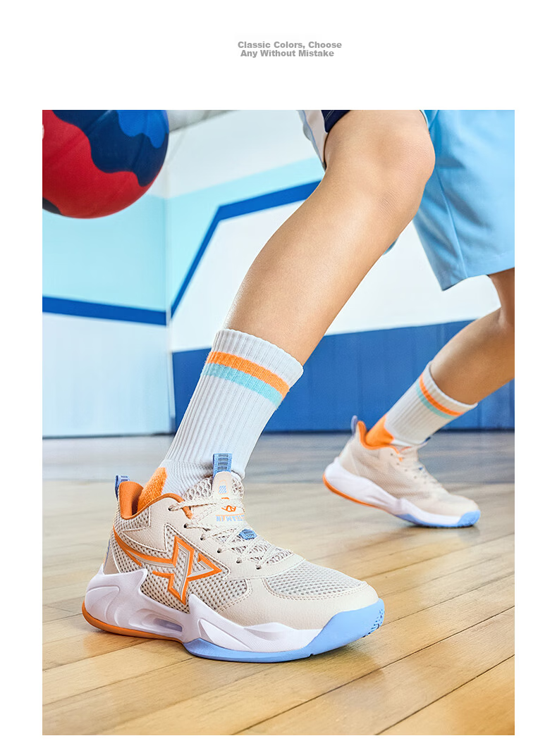 XTEP Youth Style Hunter Sports Shoes Boys Anti-Rollover Burnt Flower Craft Basketball Shoes Black/Changchun Flower Purple 37 6