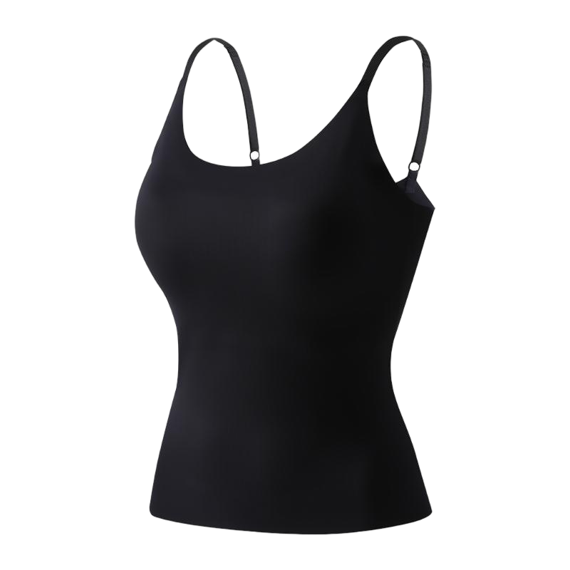 FENTENGCARE Ice Silk Camisole with Chest Pad, Versatile Wearable, Home Use, Beautiful Back, High Elasticity, Breathable Vest, Cool Summer HJ