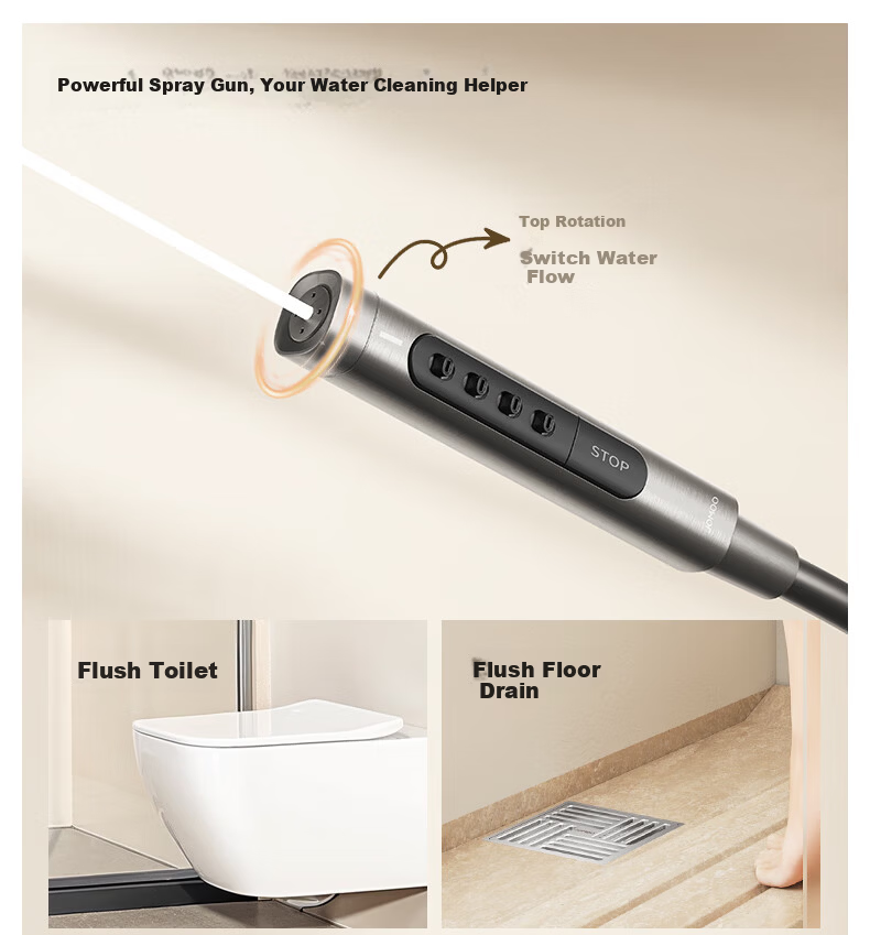 JOMOO Shower Set with Piano Key Massage Spray Gun, Descaling Top Water Spray, Yu Spirit Shower Head 36668-882/1B-1 13