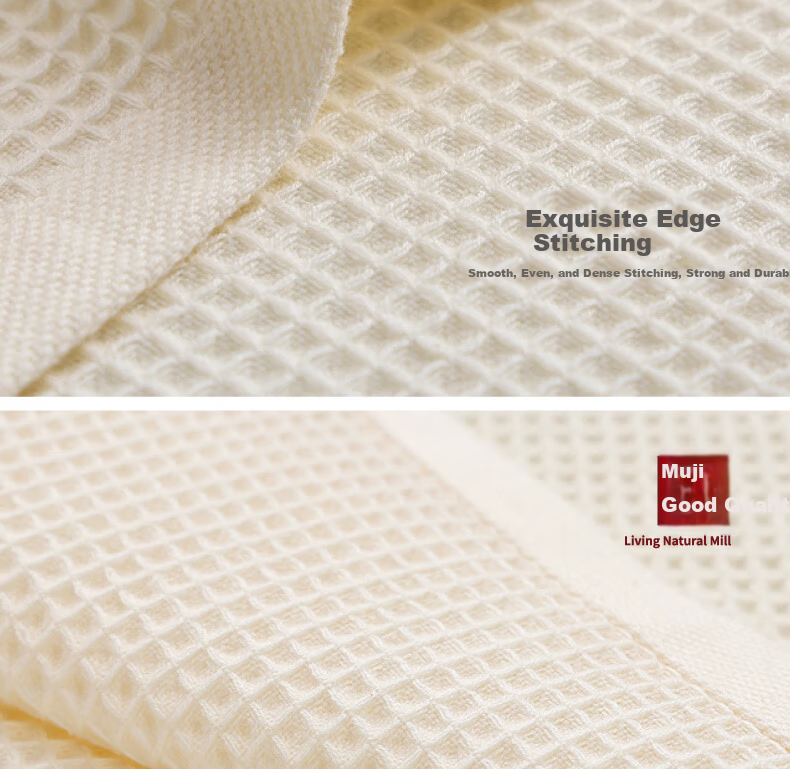 MUJI Antibacterial Towel 10A Xinjiang Cotton 130g Quick Absorb Thickened 100% Cotton 2-Pack Men's Face Towels 11
