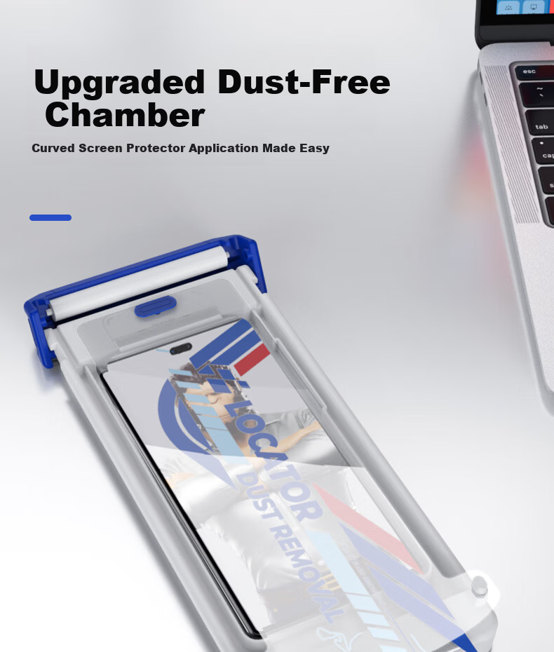 Mr. Blue Gorilla 3D Curved Edge Screen Protector for Honor Magic8 Pro/RSR Porsche Edition - Dust-Free High Transparency Anti-Drop Tempered Glass Film 3