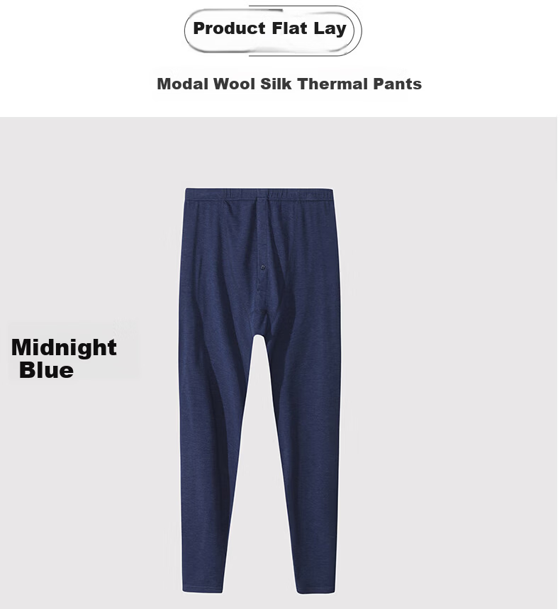 Hengyuanxiang [Large Size Men's Autumn Pants] 100% Pure Cotton Thin Plus-Size Antibacterial Thermal Underwear Base Layer Cotton Pants Spring And Autum 18