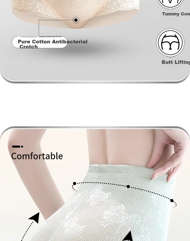 LangSha High Waist Tummy Control Butt Lifting Shaping Panties for Women Postpartum Body Shaping Slimming Underwear 7