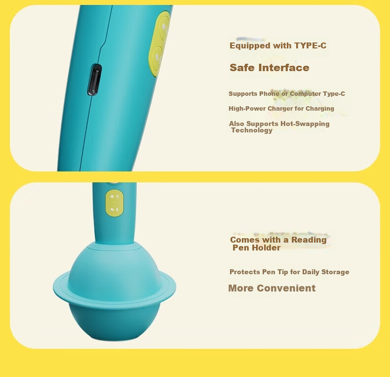 CICADA UNCLE Q5L Children's Educational Reading Pen DIY Picture Book Early Learning Machine AI Smart Educational Toy 11