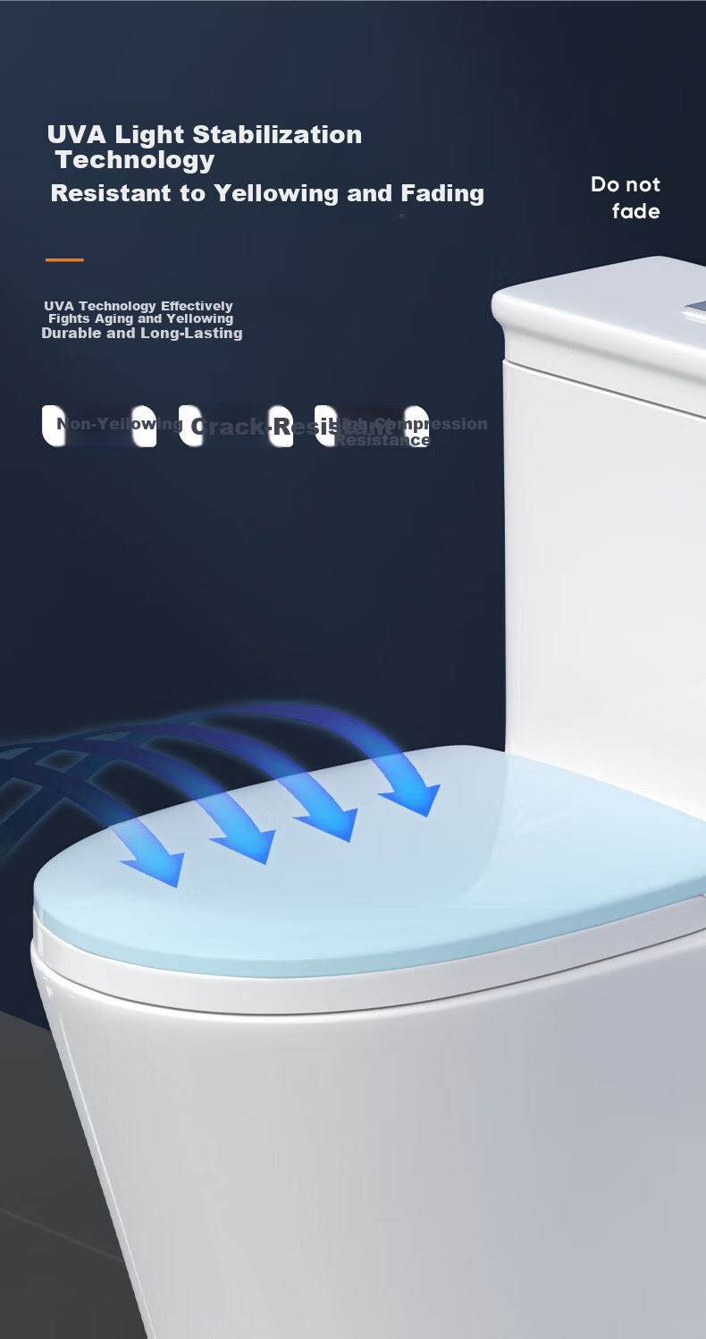 Muvi Universal U-Shaped Enlarged Toilet Seat Cover Thickened Slow-Closing Toilet Lid Cushion for Old-Style Toilets 17