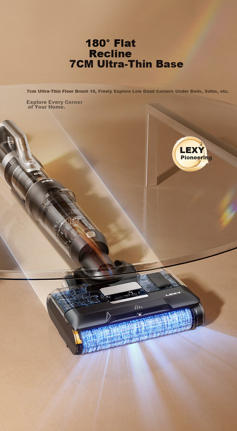 LEXY Sirius L6 Floor Washer Vacuum Cleaner New Arrival JD Self-operated Home Use Mite Removal 4-in-1 Automatic Cleaning 15