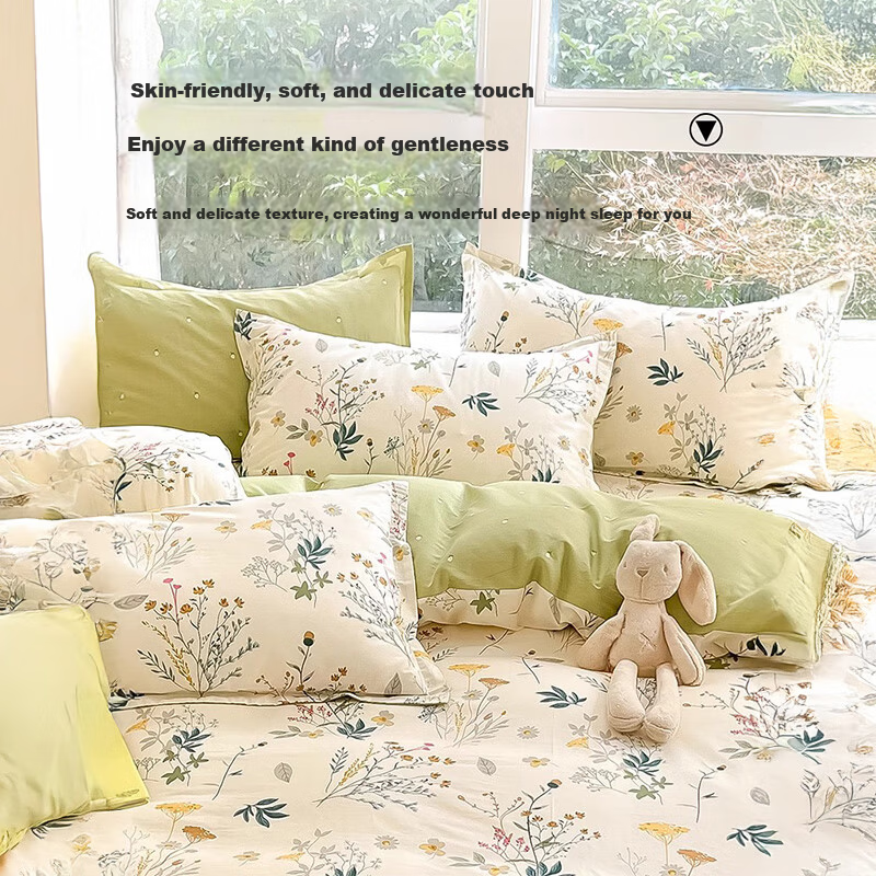 SOMERELLE 100% Cotton Pillowcase Pair, Pure Cotton Xinjiang Cotton Pillow Protector Covers, 48x74cm