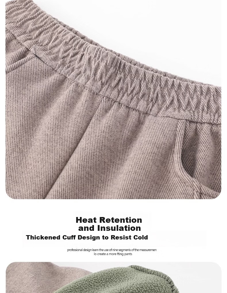 Datang Madam Autumn Winter Mom Pants Middle-aged and Elderly Women Small Size Elderly 50s-60s Grandma Autumn Straight Long Pants 11