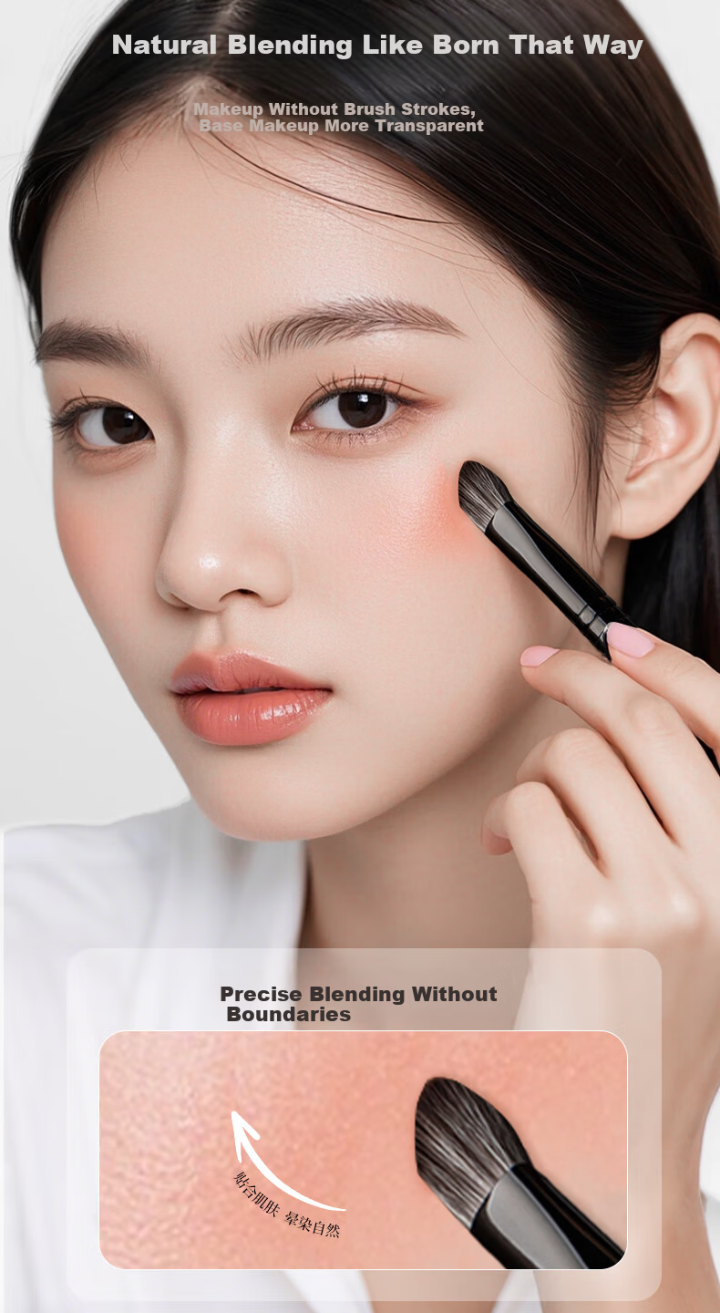 AOLANLA Triangle Highlight Brush Contour Concealer Precision Nose Shadow Makeup Brush for Eye Inner Corner and Mouth Corner Brightening 5