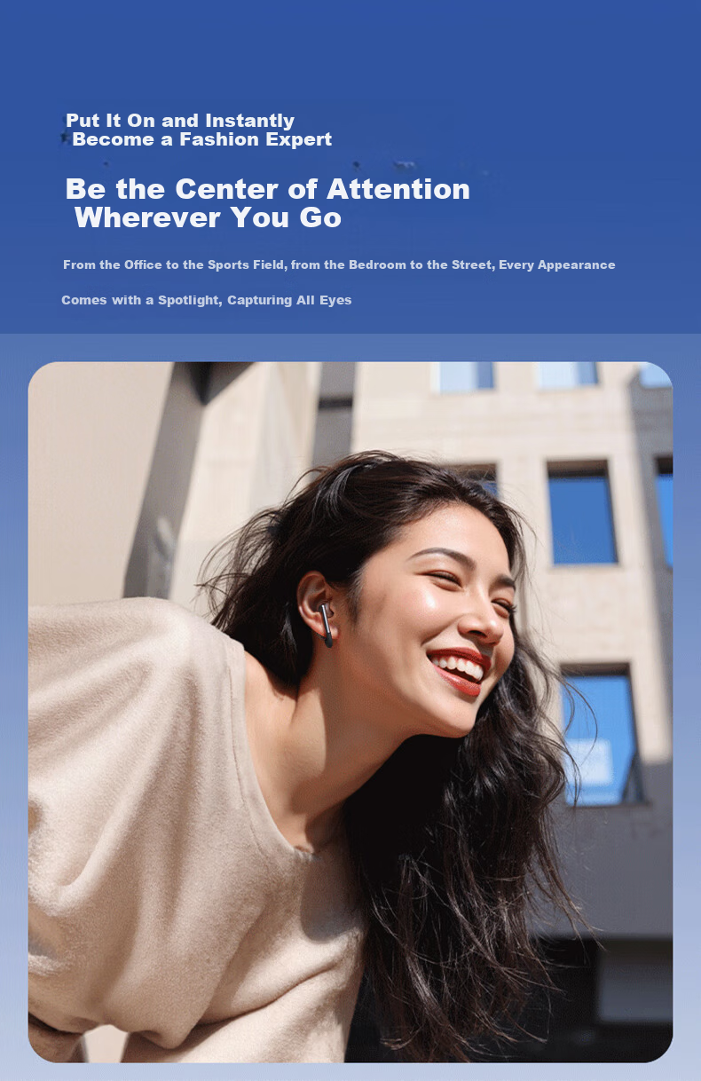 REMAX Ruiliang 2026 Latest Berlin Sound Bluetooth Clip-On Bone Conduction Sports Earphones In-Ear Free Noise Cancelling OWS-15 Valentine's Day New Year Gift 17