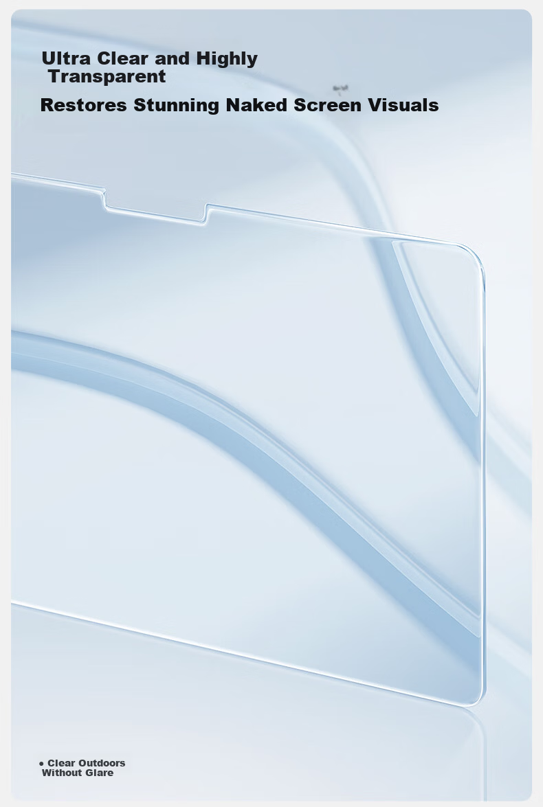 Shanmo iPad Pro 11-inch M5 Chip Tempered Glass Screen Protector Dust-Free Installation for 2024/2025 Apple Tablet HD Film 11