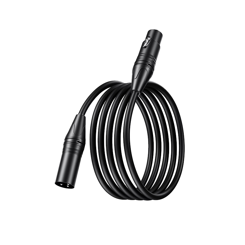 BOYA 3m XLR Male to Female Audio Extension Cable for KTV Live Streaming Microphone Mixer Speaker Amplifier
