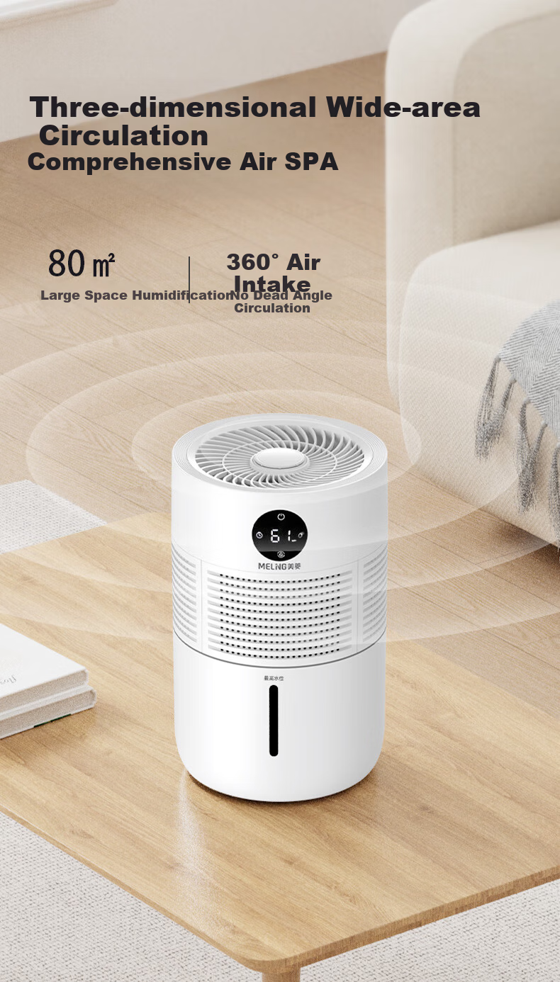 MeiLing Humidifier Home Bedroom Baby Silent Sterilization Mist-Free Air Conditioner Humidifier Pregnant Women Infant Small Desktop Large Capacity Annual Meeting Gift 6