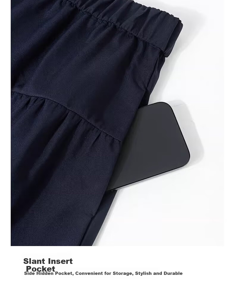 Langsha Cotton-Like Five-Point Short Skirt for Women Summer New Japanese Casual Elastic Waist A-Line Sports Umbrella Skirt 17