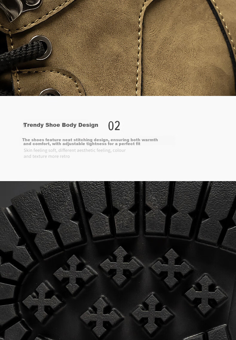 Bull Family Martin Boots Men Autumn Winter New British Style Men's Boots Thick Sole Genuine Leather Work Boots Men 6