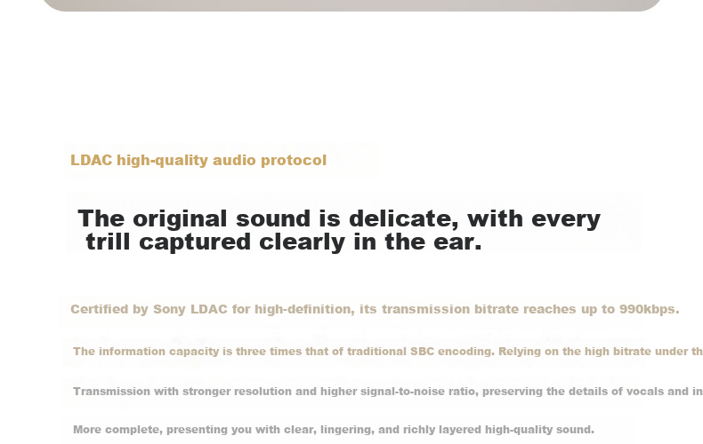 IKF Loulan [Single Ear Only 4.1g] Wireless Bluetooth In-Ear Earphones Active Noise Cancelling LDAC High-Definition Decoding Bluetooth 6.0 Long Battery Life Gaming Music Sports Earbuds Beige Pink 13