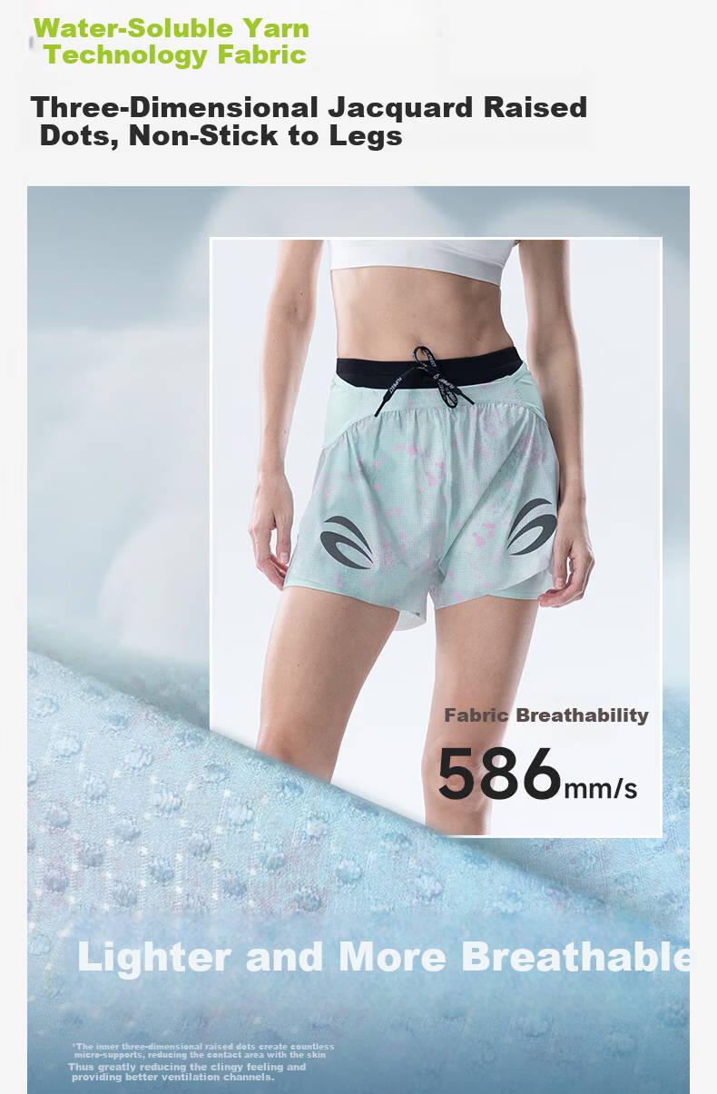 Feibit Air Pants 4.0 Pro Women's Waist Bag Shorts Breathable Running Shorts 4-Inch Quick-Dry Classic Black XL 5
