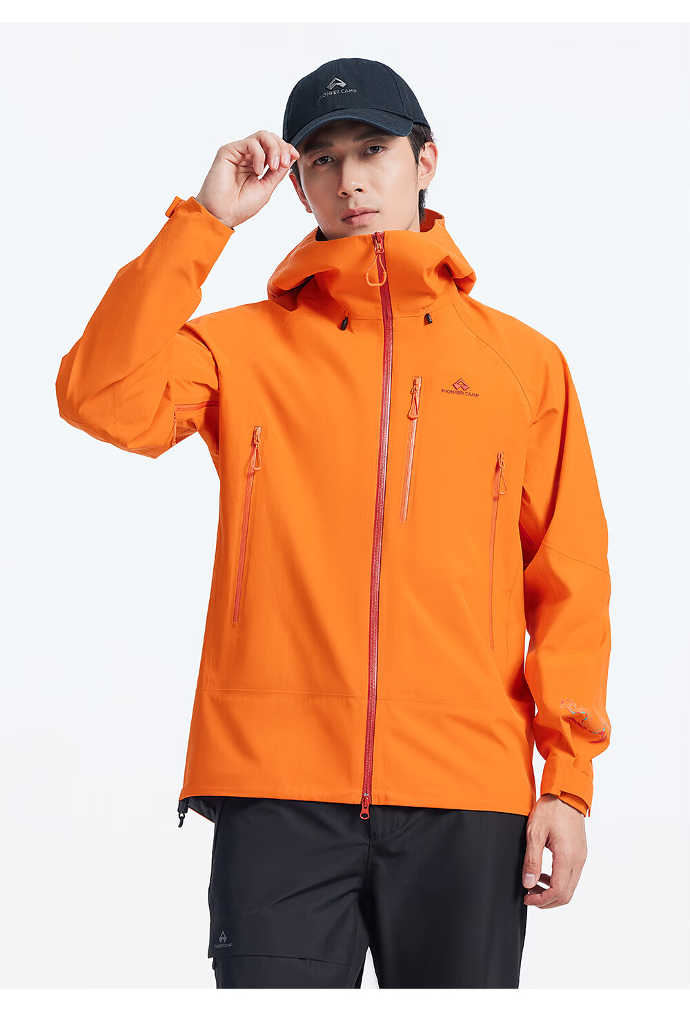 Toread Jin Yi Wei Three-Pocket Men's Softshell Jacket Summer Casual Outdoor Windproof Waterproof Hiking Mountaineering Coat 40