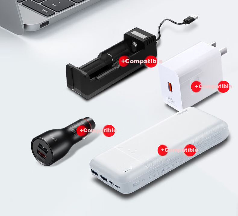 AIC Mini Flashlight High Brightness Zoomable Long Range Ultra-Long Battery Life Outdoor Cycling Emergency Light 13