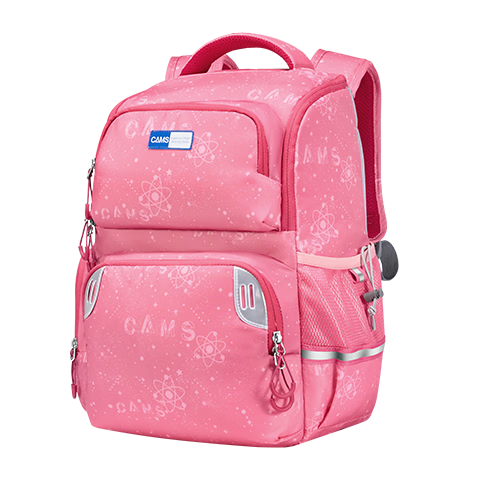 CAMS Suspended Weight Reduction Backpack for Grades 1-3 Large Capacity Lightweight Spine-Protecting Schoolbag for Boys And Girls S03912s