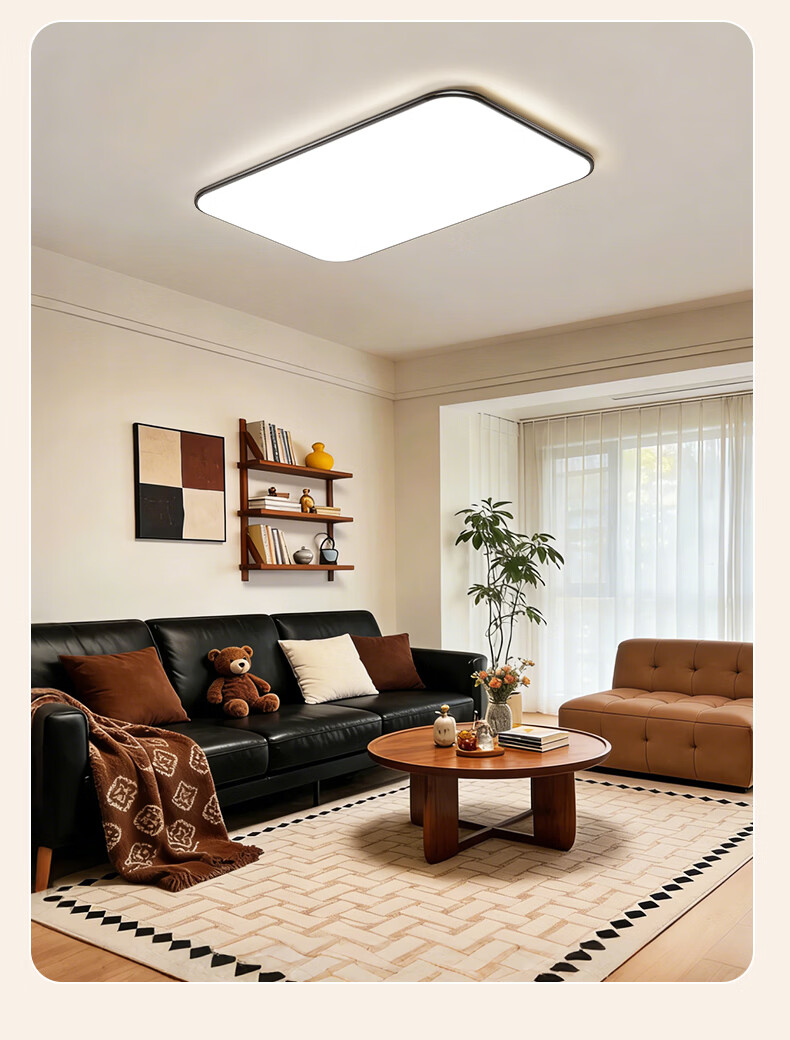 AOC Ceiling Light Eye Protection Ultra-thin Modern Minimalist 90cm Living Room Main Light Dining Room Whole House Lighting 10