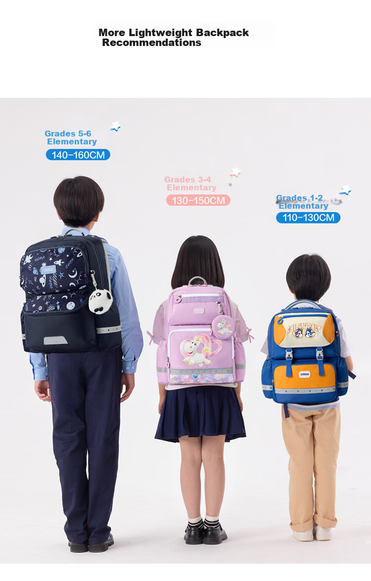 AMERICAN TOURISTER Girls' Antibacterial Lightweight Backpack for 5-6 Grade Elementary Students Large Capacity School Bag NG3*004 18