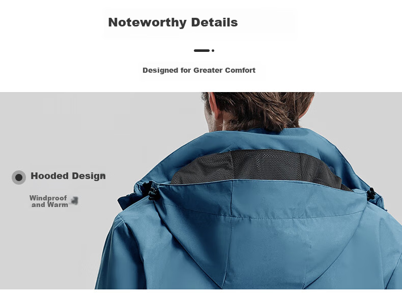 SHANSHANSHANSHAN Men's Autumn Winter Warm Fleece Lined Outdoor Three-Protection 3-in-1 Jacket Dad Style 10
