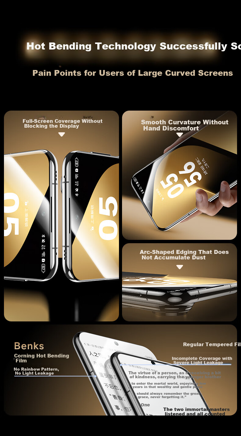 Benks Lens Protector for Huawei Pura 80, Corning High-Definition Tempered Glass Film for Huawei Pura 80 Smartphone Rear Camera, Anti-Scratch And Anti-Glare Protective Film 7