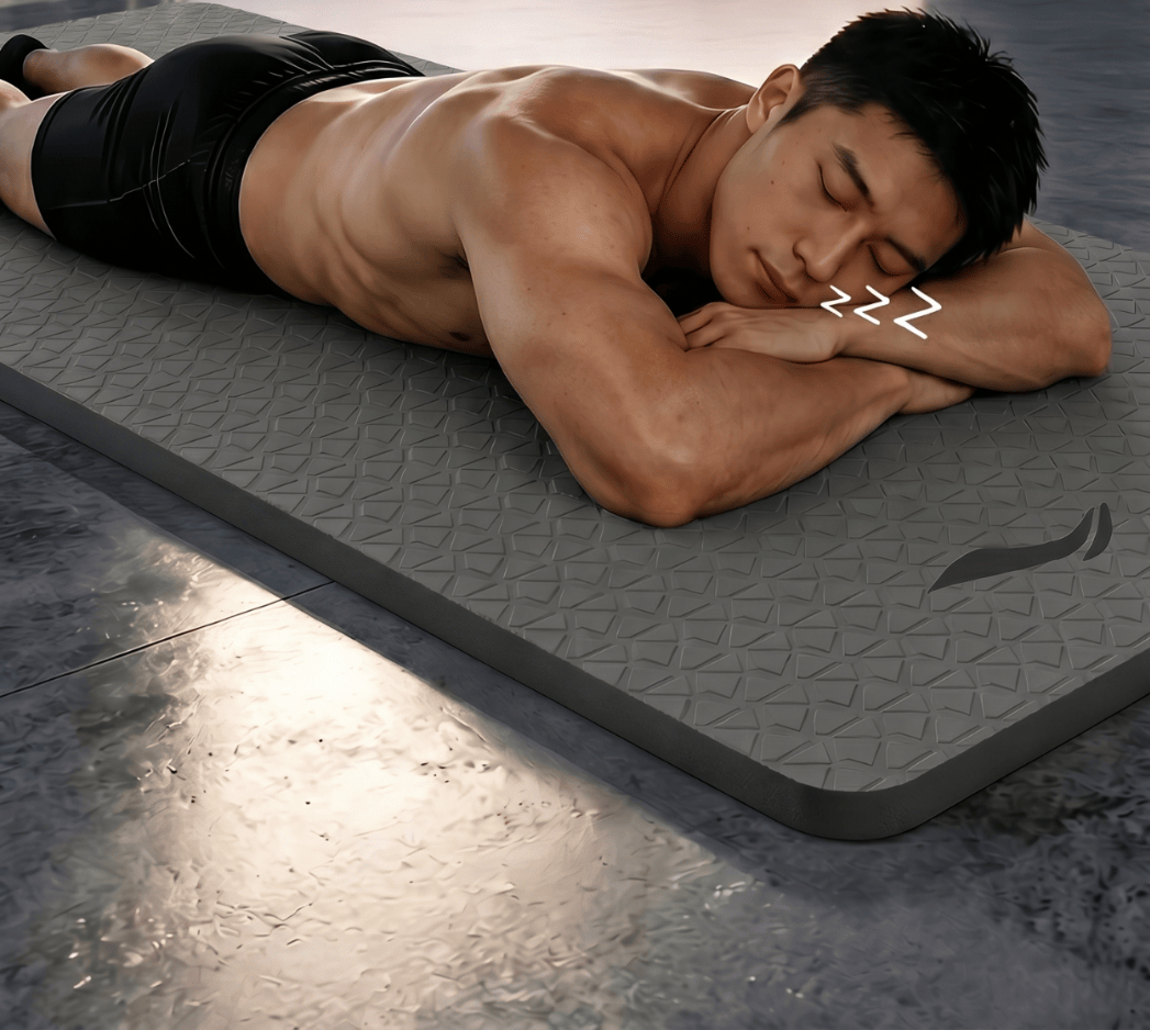 Li-Ning TPE Yoga Mat Unisex Fitness Extra Wide Thick Professional Non-Slip Jump Rope Exercise Mat Soundproof Shock Absorption Floor Mat 15