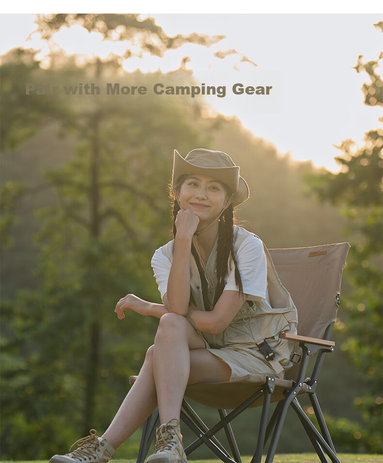 Shanfei Yunshu Sea Dog Chair Outdoor Folding Recliner Camping High Back Chair Nap Chair Fishing Beach Chair 9