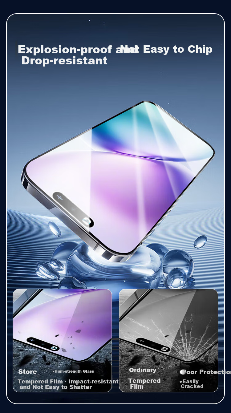 KOOLIFE Tempered Glass Screen Protector for vivo X200S with Ultrasonic Unlock, Full Coverage, Ultra-Thin, HD, Anti-Drop, Anti-Fingerprint Film 3
