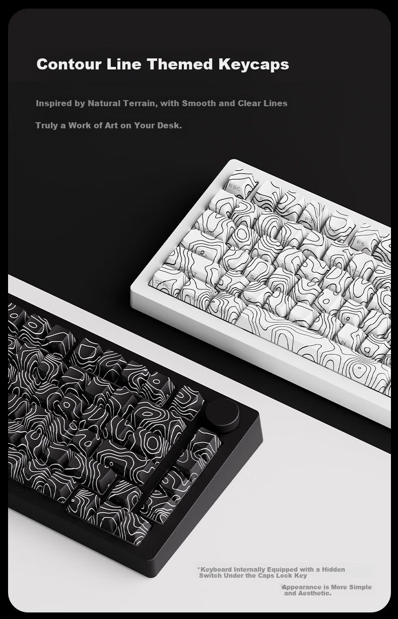 AKKO & MoGeek M1 V5 CNC Aluminum Custom Mechanical Keyboard Three-Mode Wired 2.4G Bluetooth Gasket Gaming Office Keyboard with Hot-Swappable Switches 4