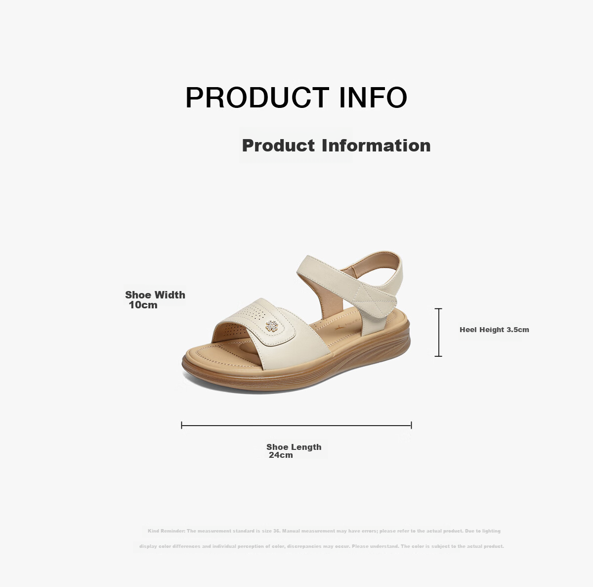 RED DRAGONFLY Mom's Sandals, Summer Women's Shoes, Comfortable Genuine Leather Casual Soft-Soled Middle-Aged And Elderly Sandals WJK26820, Black, Size 35 9