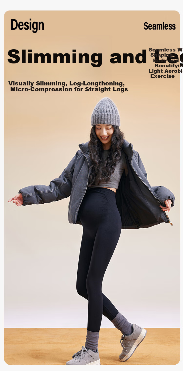 Zaisu Maternity Leggings Spring Outerwear Plus Size Tummy Support Slim Yoga Bare-feel Long Pants Maternity Pants 9